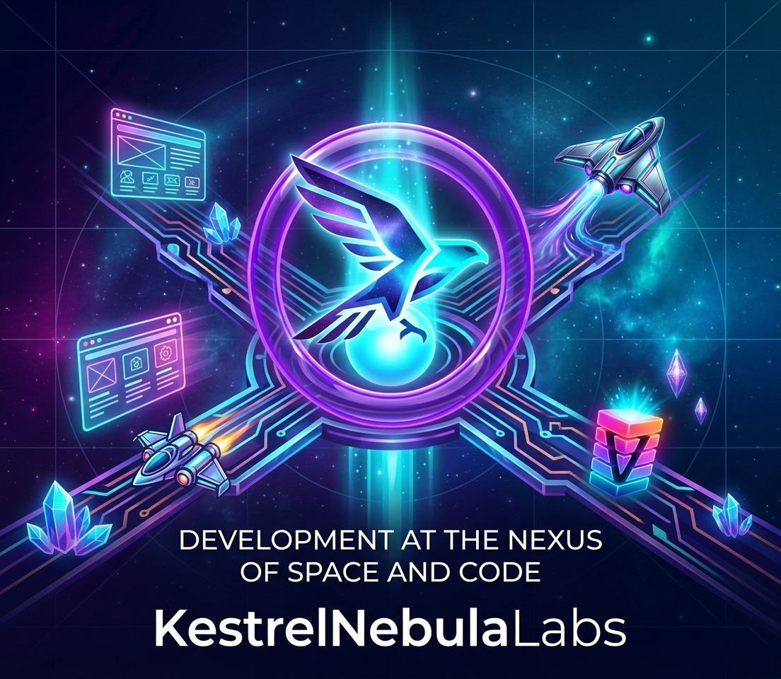 KestrelNebula Labs brand artwork